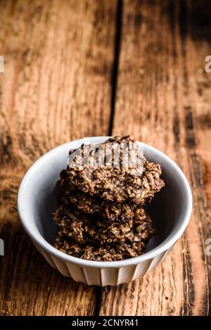 Banana Haferflocken Cookies Stockfoto