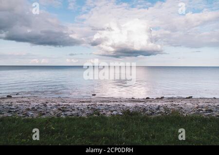 Strand in Maasholm, Ostsee, Deutschland Stockfoto