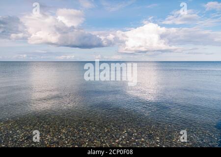 Strand in Maasholm, Ostsee, Deutschland Stockfoto