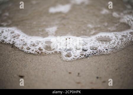 Strand in Maasholm, Ostsee, Deutschland Stockfoto