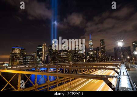 Tribute in Light Stockfoto