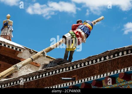 Das Kloster Hemis Gompa Stockfoto