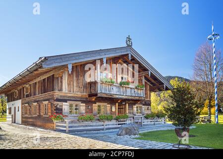 Egerner Alm im Park-Hotel Egerner Höfe in Rottach-Egern, Tegernseetal, Oberbayern, Bayern, Süddeutschland, Deutschland, Europa Stockfoto