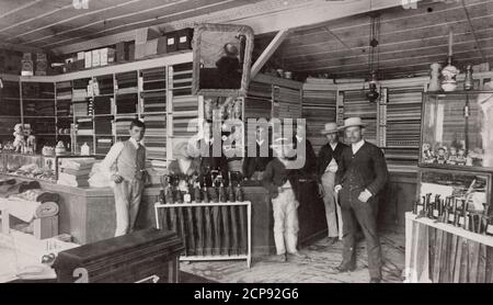 Trockenwarengeschäft in San Jose, Costa Rica, um 1895 Stockfoto