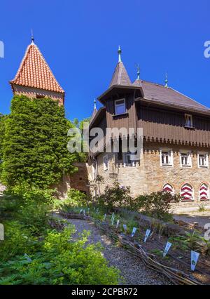 Haus des Hüters auf der Burghalde, Kempten, Allgäu, Bayern, Deutschland, Europa Stockfoto