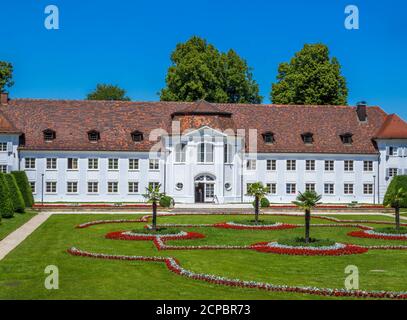 Hofgarten und Orangerie, Kempten im Allgäu, Bayern, Deutschland, Europa Stockfoto