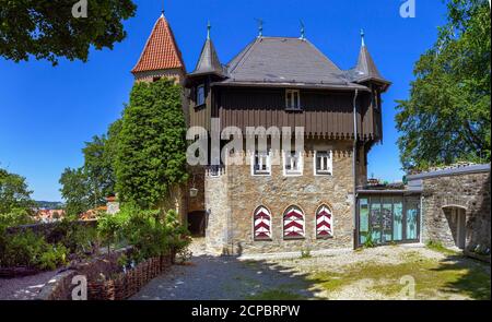 Haus des Hüters auf der Burghalde, Kempten, Allgäu, Bayern, Deutschland, Europa Stockfoto