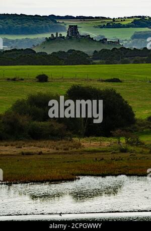 Corfe Castle von Arne Stockfoto