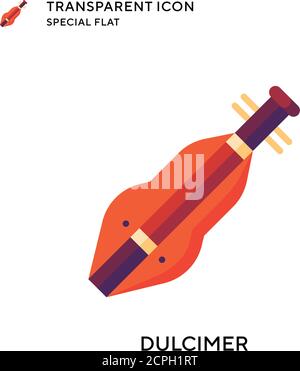 Symbol für Hackbrett-Vektor. Flache Illustration. Vektor EPS 10. Stock Vektor