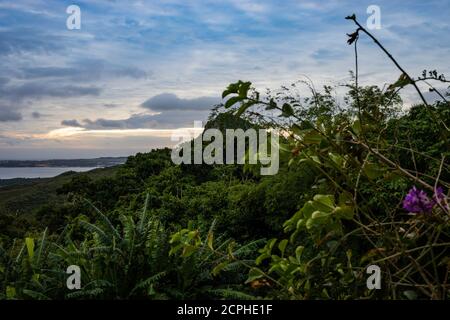 Blick auf den Pazifischen Ozean im Kenting National Forest Recreation Bereich Stockfoto