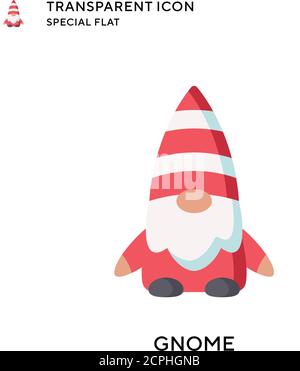 GNOME-Vektorsymbol. Flache Illustration. Vektor EPS 10. Stock Vektor