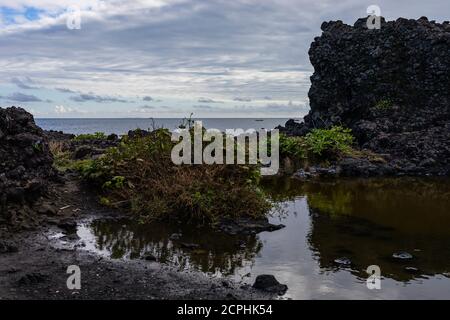 Sanxiantai Arch Bridge, Taidong County, Ostküste Taiwans Stockfoto