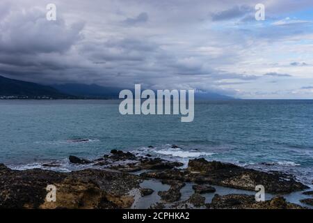 Sanxiantai Arch Bridge, Taidong County, Ostküste Taiwans Stockfoto