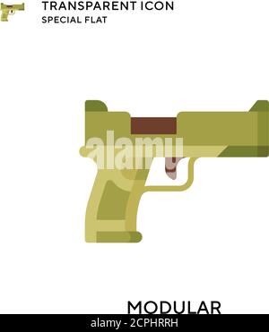 Modulares Vektorsymbol. Flache Illustration. Vektor EPS 10. Stock Vektor