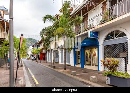 Typische Kolonialhäuser, Saint-Denis, Reunion Island, französisches Überseedepartement, Indischer Ozean Stockfoto