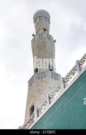 Moschee, Grand Mosquée de Saint-Denis, Saint-Denis, Réunion Island, Frankreich, Afrika, Indischer Ozean Stockfoto