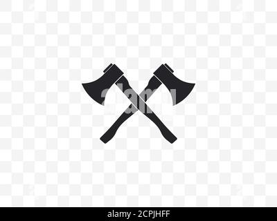 AX, Ausrüstung, Werkzeugsymbol. Vektor-Illustration, flaches Design. Stock Vektor