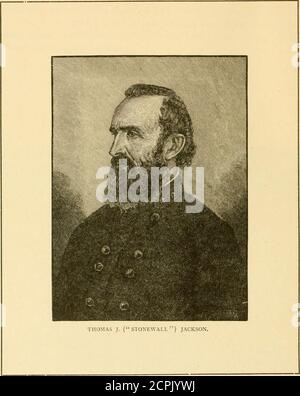 . Das große amerikanische Buch der Biographie. DENKMAL FÜR GE.NK,..,i, ,., i 11 11 . 368 THOMAS JONATHAN JACKSON, DIE QREA.T CONFEDERATE OENERAL. Stockfoto