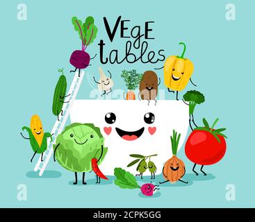 Gemüse Salat Diät. Frische vegetarische gesunde Mahlzeiten, Gemüse Schüssel Zutaten, Rohkost vegane Ernährung Design Illustration Stock Vektor