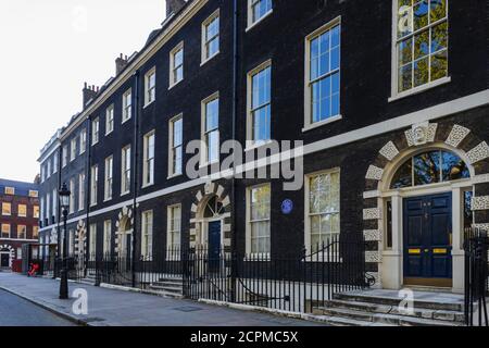 England, London, Westminster, Bloomsbury, Bedford Square Stockfoto