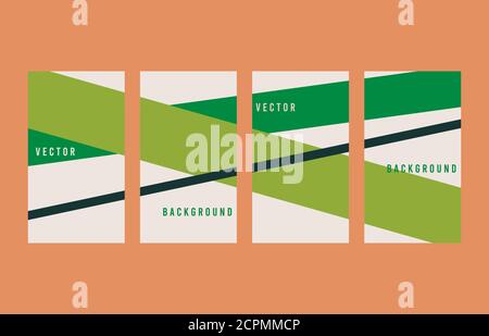 Kreative Cover-Design Hintergründe Vektor. Minimal trendy Stil organische Formen Muster mit Platz für Text-Design für Einladung, Party-Karte, Socia Stock Vektor