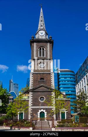 England, London, City of London, Aldgate, Saint Botolph ohne Kirche Stockfoto