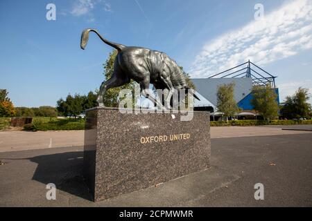 OXFORD, ENGLAND. 15. SEPTEMBER 2020 Allgemeine Ansicht des Kassam Stadions vor dem Carabao Cup Spiel zwischen Oxford United und Watford im Kassam Stadium, Oxford, England (Kredit: Leila Coker - MI News) Kredit: MI Nachrichten & Sport /Alamy Live Nachrichten Stockfoto