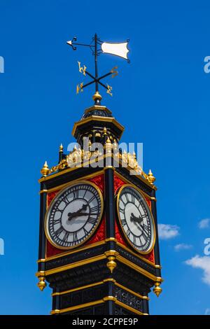 England, London, Westminster, Victoria, Little Ben Clock Tower Stockfoto