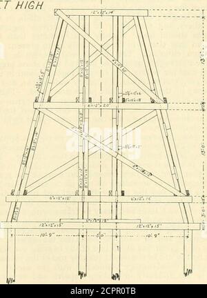 . Die Eisenbahn- und Ingenieurzeitschrift . S^.J. &..I.R.R. Gerahmte BENTS29roj/FUSS HOCH. 24 DIE EISENBAHN UND [Januar, 1890. Die Schub-Linie. Der Tenon sollte so klein wie möglich gemacht werden, und somit den Meshouldern so groß wie möglich eine Auflagefläche geben. Trotz all dieser Mängel, die in der Einsteckung und Zungenverbindung, es ist die Form im allgemeinen Gebrauch, und zweifellos wird so lange fortgesetzt, wie Holztrestlesare verwendet werden. Der Vorteil verbunden mit seiner Verwendung ist ein ma.imum Steifigkeit und Stabilität der Struktur. Es ist wahrscheinlich ein großes e.xample wie wir von Engineering conserva haben Stockfoto