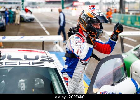 Le Mans, Frankreich. September 2020. 125 Larry ten Voorde, Porsche 911 GT3 Cup, Ambiente während des Porsche Carrera Cup 2020 auf dem Circuit des 24 Heures du Mans, vom 18. Bis 19. September 2020 in Le Mans, Frankreich - Foto Xavi Bonilla / DPPI Credit: LM/DPPI/Xavi Bonilla/Alamy Live News Credit: Gruppo Editoriale LiveMedia/Alamy Live News Stockfoto