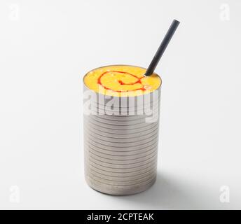 Mango Lassi Indischer Smoothie Stockfoto