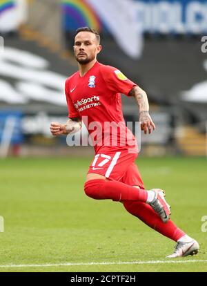 Liberty Stadium, Swansea, Glamorgan, Großbritannien. September 2020. English Football League Championship, Swansea City versus Birmingham; Ivan Sanchez of Birmingham City Credit: Action Plus Sports/Alamy Live News Stockfoto