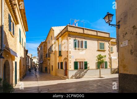 Alcudia Altstadt, Raiguer Region, Mallorca, Balearen, Spanien Stockfoto