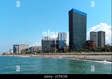 Batumi Stadtbild am Meer in Georgien Stockfoto