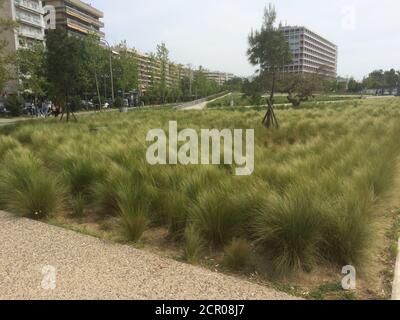 Neue Promenade von Thessaloniki, Griechenland Stockfoto