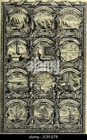 . Symbolographia, sive De arte symbolica sermones septem . Stockfoto