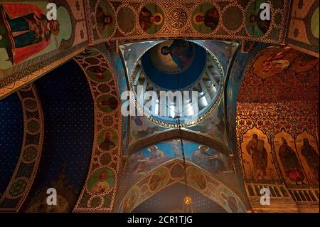 Wandmalereien in der Sioni Kathedrale in Tiflis, Georgien Stockfoto