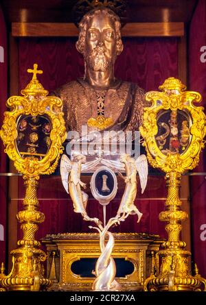 Camposanto monumentale, Skulptur, Piazza Dei Miracoli, Pisa, Toskana, Italien Stockfoto