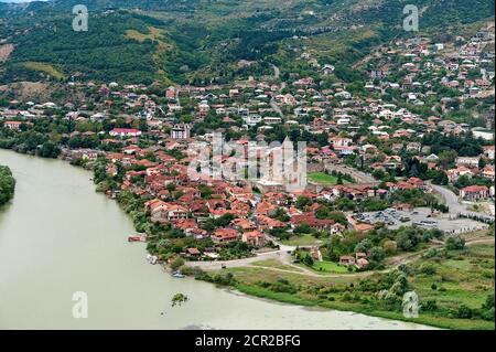 Die Kapelle mit den Gräbern von Mirian und Nana im Kloster Samtawro in Mzcheta, Georgien Stockfoto