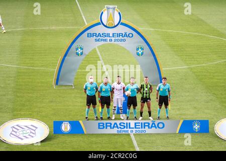 Belo Horizonte, Brasilien. September 2020. Amerika empfängt Figueirense bei Independecia und versucht, der Führung in der brasilianischen Serie B näher zu kommen.Quelle: Hanna Gabriela/FotoArena/Alamy Live News Stockfoto