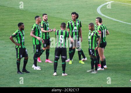 Belo Horizonte, Brasilien. September 2020. Amerika empfängt Figueirense bei Independecia und versucht, der Führung in der brasilianischen Serie B näher zu kommen.Quelle: Hanna Gabriela/FotoArena/Alamy Live News Stockfoto