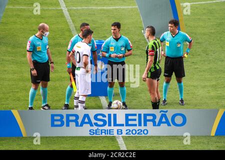 Belo Horizonte, Brasilien. September 2020. Amerika empfängt Figueirense bei Independecia und versucht, der Führung in der brasilianischen Serie B näher zu kommen.Quelle: Hanna Gabriela/FotoArena/Alamy Live News Stockfoto