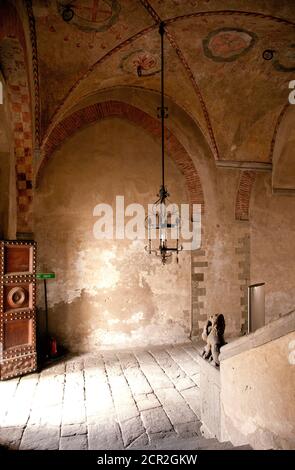 Fresken, Rathaus, Palast, Pistoia, Toskana, Italien Stockfoto