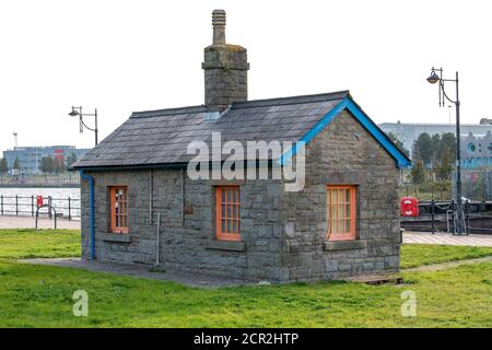 Lock Keepers Cafe Cardiff Bay. Cardiff, Wales, Großbritannien Stockfoto