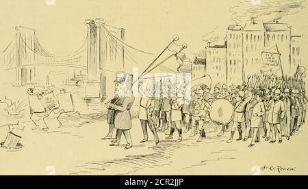 . Die Straßenbahnüberprüfung. E vor kurzem eingerichtet zu theColumbian Iron Works & Dry Dock Company, von Bal- The Electrical Supply Company, Randolph Street und Michigan Avenue, Chicago, verkaufen große Zahlen von Woods Span Wire Ratchets. Sie führen auch instock eine komplette Linie von Teilen und Reparaturen für den BostonTrolley. Herr Wm. Taylor, verantwortlich für die Abteilung Bahnverkehr, berichtet von einer stark gestiegenen Nachfrage nach Bauwerkzeugen und Bahnmaterial im Allgemeinen. Der Auftrag umfasste zwei Fahrzeugladungen von 0000 Shield BrandMoisture-Proof Wire. Dies ist eine ihrer führenden Spezialitäten, in gemacht Stockfoto