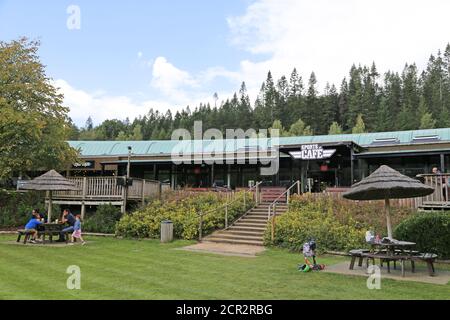 Sports Cafe, Sports Plaza, Centre Parcs Longleat Forest, Warminster, Wiltshire, England, Großbritannien, Großbritannien, Großbritannien, Großbritannien, Europa Stockfoto