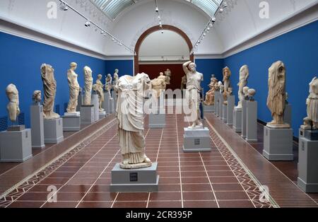 Kopenhagen, Dänemark - Glyptotek Museum Römische Statuen Stockfoto