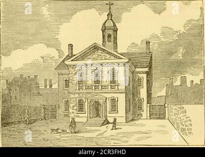 . Philadelphia heute, 1882. Ein richtiger Führer zu allen öffentlichen Gebäuden, Institutionen, Eisenbahnen und Orten und Objekten von Interesse .. . UNABHÄNGIGKEITSHALLE. Pleas Court Zimmer. Auf der Sixth Street, südlich der Independence Hall, befindet sich das Quarter Sessions Court Gebäude. Dieser Teil des Independence Square, der sich von Chestnut zu Walnut erstreckt, und Fifth to Sixth Streets, bestehend aus etwa vier Hektar, nicht besetzt durch die oben 10 PHILADELPHIA HEUTE. Erwähnt Gebäude, ist als öffentliche Einschließung angelegt, Und hat viele alte Bäume darauf, von denen einige sollen vor dem Revolu gepflanzt worden sein Stockfoto