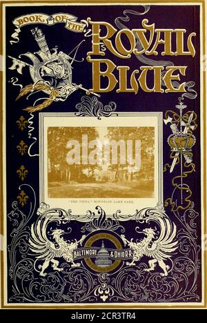 . Buch der Royal Blue . Vol. X JUNI, 1907 No. 9. 50. JAHRESTAG DER ERÖFFNUNG DURCH LINEBETWEEN ATLANTIKKÜSTE UND MISSISSIPPI FLUSS. Stockfoto