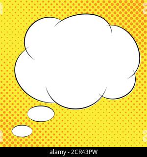 Sprechblase-Symbol. Retro-Comic-Stil. Chat-Symbol-Vektor Stock Vektor
